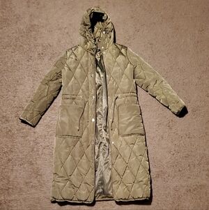 Kenneth Cole Womens Quilted Puffer Stadium Jacket